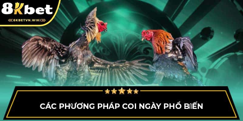 Các phương pháp coi ngày phổ biến