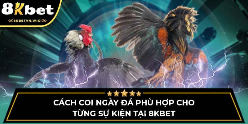 Cách Coi Ngày Đá Phù Hợp Cho Từng Sự Kiện Tại 8KBET