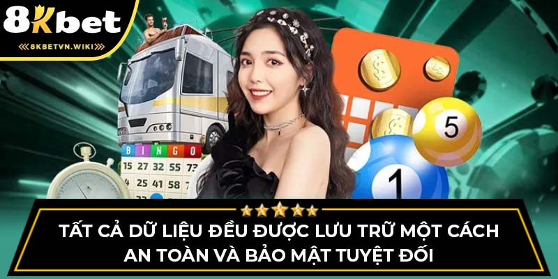 Tất cả dữ liệu đều được lưu trữ một cách an toàn và bảo mật tuyệt đối